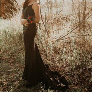 Macy's, Size 7-8, Black